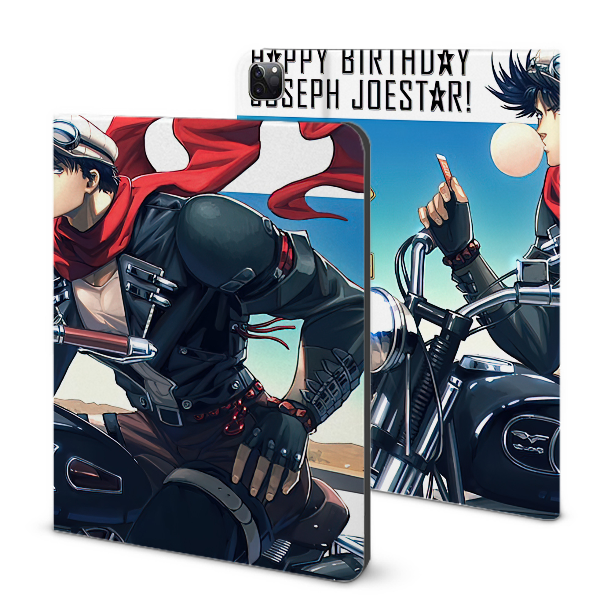 （画像用） ジョジョの奇妙な冒険 JoJo's Bizarre Adventure IPad ケース ブック型 PUレザー TPU 耐衝撃 軽量 薄型 ペン収納なし 全面保護 IPad 各モデル対応